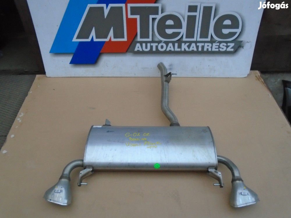 [GYÁRI ÚJSZERŰ] BMW - KIPUFOGÓ DOB , BENZINES - X3 ; X4 /  G01 ; G02